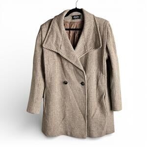 Vintage Tweed Double Breasted Coat